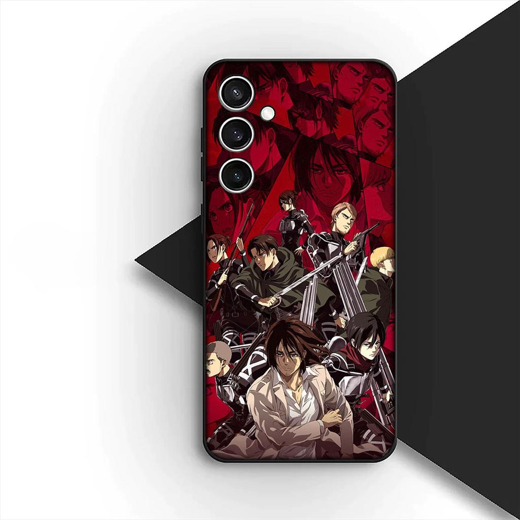 Чехол-обои Attack on titan levi для Samsung Galaxy S22 S21 S20 FE Ultra Plus A07 A15 A16 A17 A25 A37 A57 + Чехол для телефона