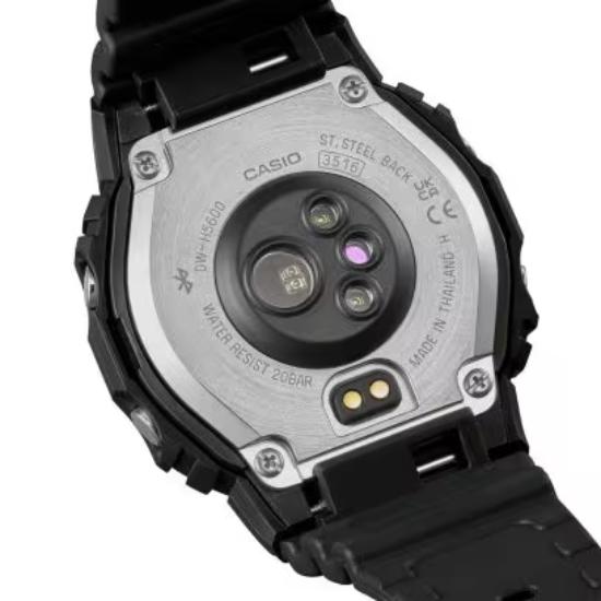 Casio Мужские часы G-SHOCK G-SQUAD DW-H5600MB-1JR | Сделано в Японии | Монитор сердечного ритма, Bluetooth, Водонепроницаемость 200 м, Черный, Tough Solar