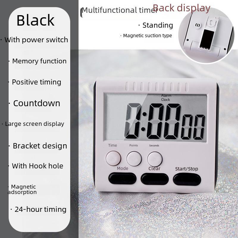 Двуязычный 24-часовой цифровой кухонный таймер