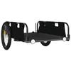 Bicycle Trailer Black Oxford Fabric and Iron