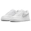 Nike Air Force 1 GS Cut Out Swoosh — Детские кроссовки Photon Dust белого цвета FQ2413-100