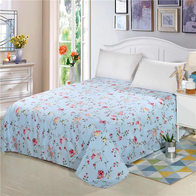 Покрывало с цветочным узором на простыне Льняное покрывало для пары Спа Матрасы Постельное белье Простыня Полное двуспальное покрывало Queen King