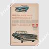 Металлическая табличка Impala 59 Настенная пещера Мурал Винтажные таблички Жестяная табличка Постер