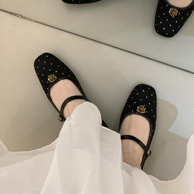 Туфли-лодочки на скрытой платформе с мелким вырезом, женские, новые, нежные, подходящие к юбке, на толстой подошве, Мэри Джейн