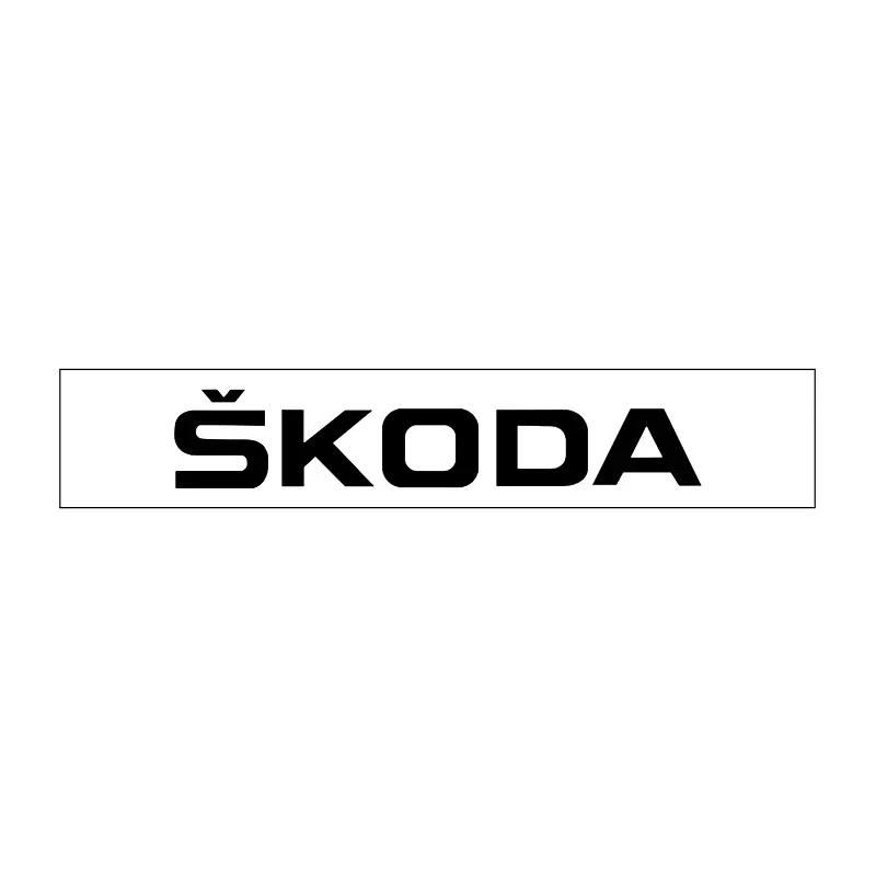 EMIW1 Auto Windshield Body Decals Letter Car Decoration Car Stickers Waterproof Vinyl Material For Skoda Kamiq Superb a5 a7 Octavia