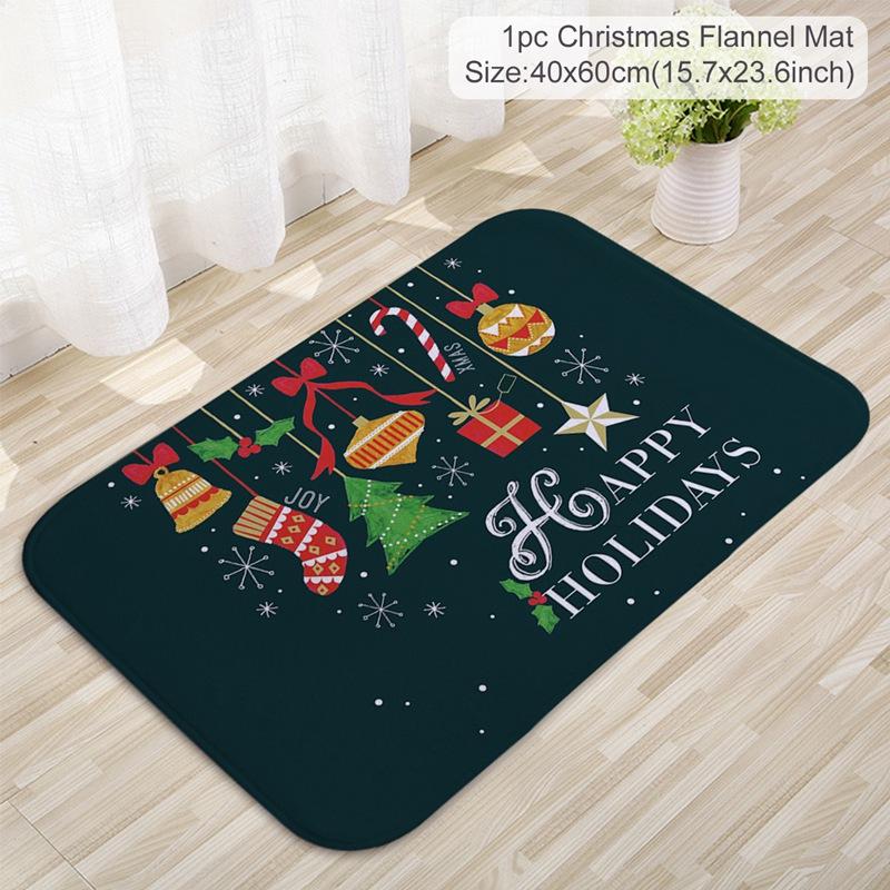 Christmas Doormat Santa Claus Carpet Merry Christmas Decorations For Home 2025 Xmas Navidad Natal Xmas Gifts Happy New Year 2026