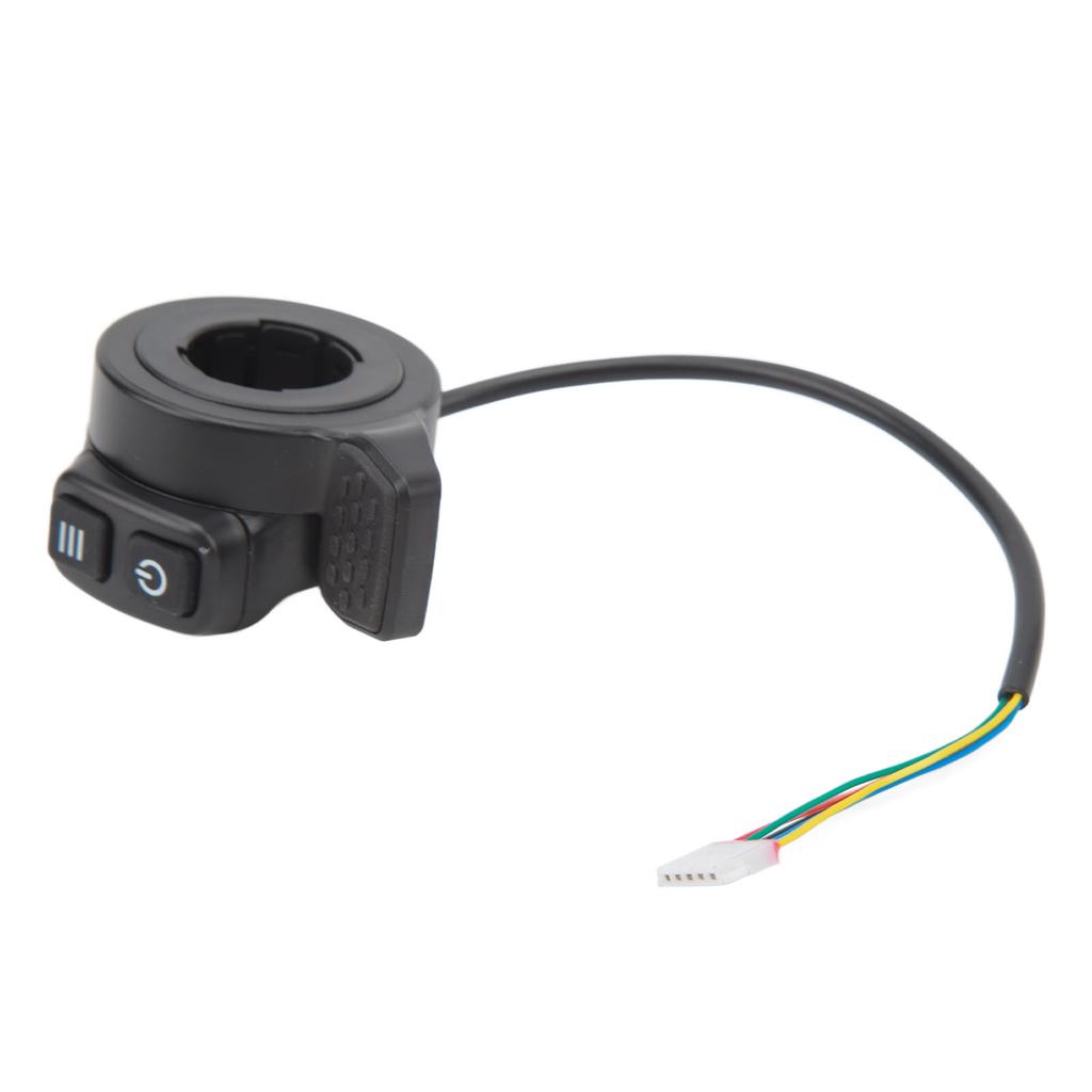 Electric Scooter Throttle Finger Throttle with Power Switch Speed Control Throttle Replacement Part