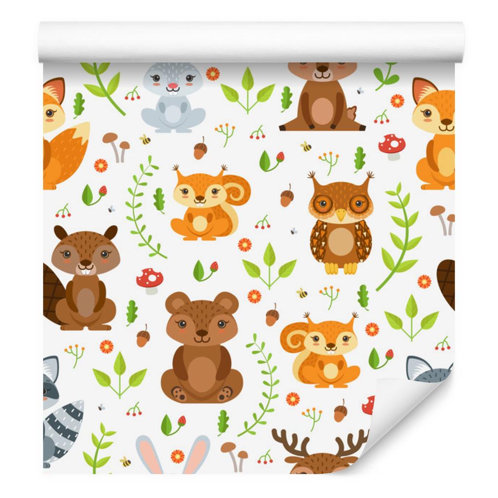 Forest friends wallpaper for living room and bedroom 50x1000