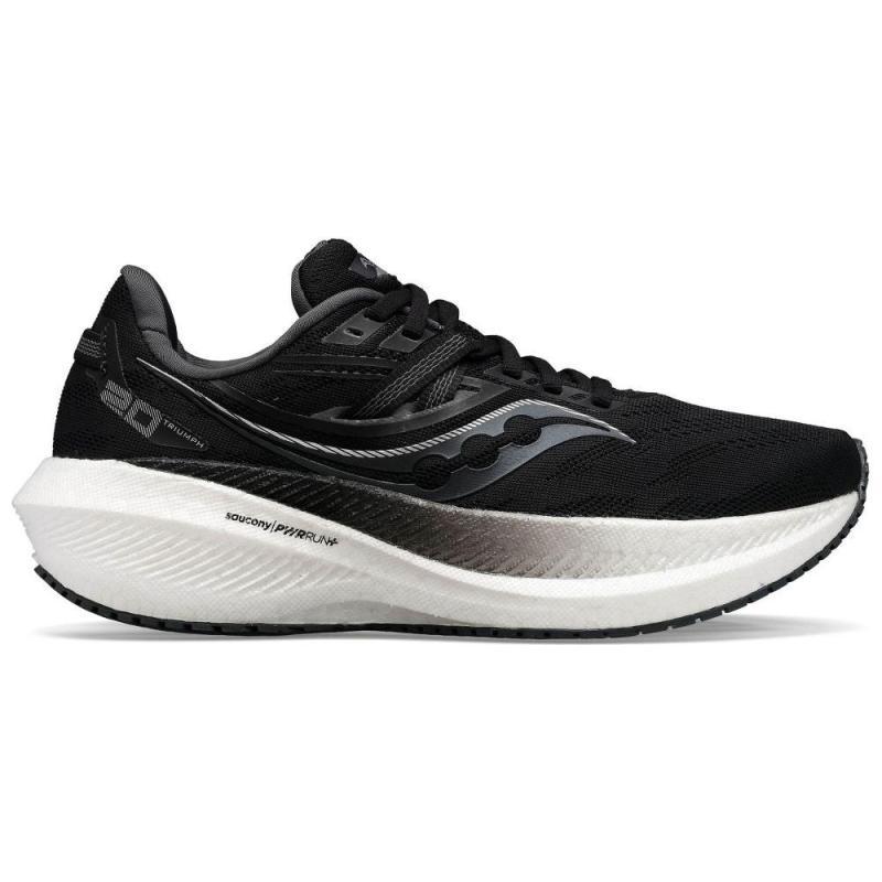 SAUCONY Triumph 20 Durable Breathable Low-Top Training Running Shoes Women's Black Saucony S10759-10