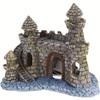 1pc Polyresin Tower Castle Aquarium Ornament - Stunning Fish Tank Decor Accessories for An Enchanting Underwater Scene