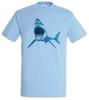 White Shark I Mens T-Shirt White Tiger Shark Jaws Surfer Diver White Diver