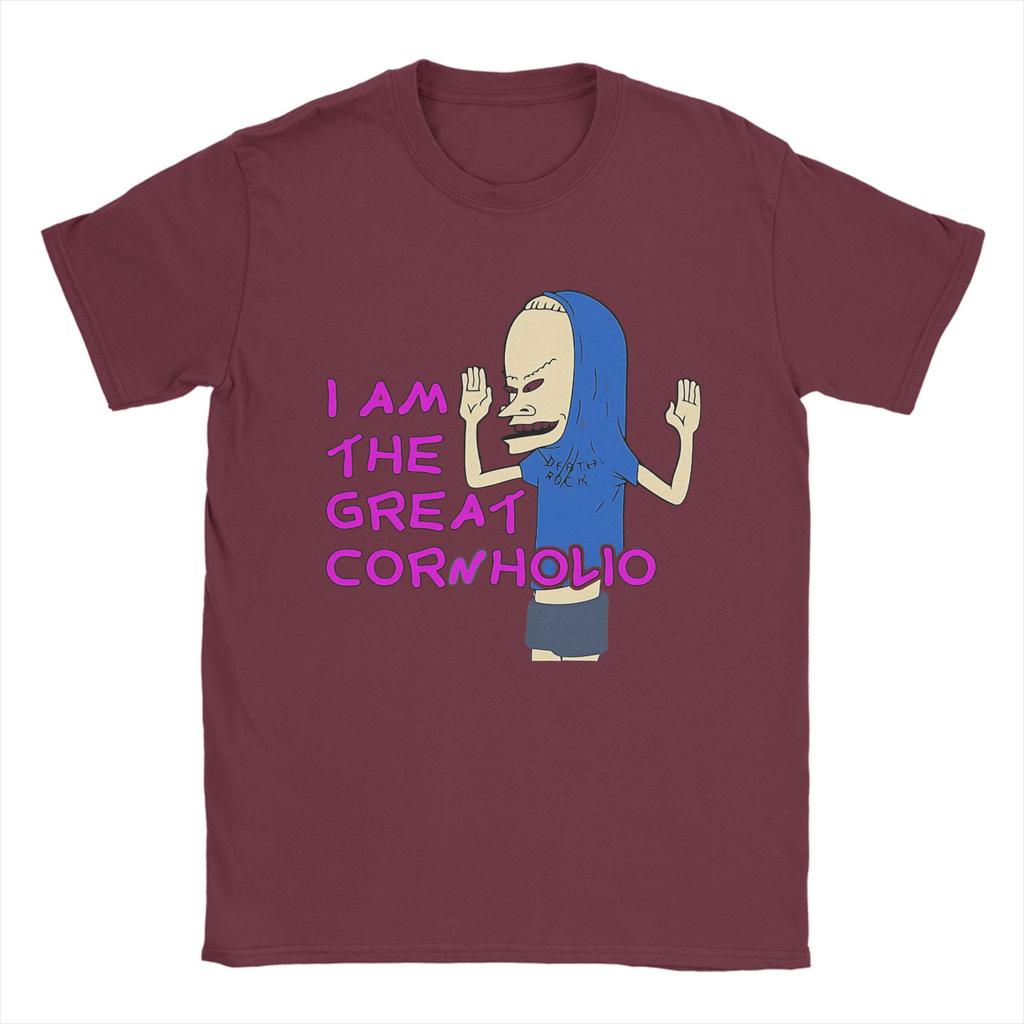 Vintage T Shirt Summer Cornholio Beavis Butthead Pulp Fiction TShirts  Cotton Tshirt for Adult Hot Sale Short Sleeve Clothing