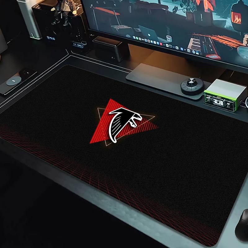 Коврик для мыши Atlanta Falcons Большой игровой коврик для стола Нескользящий Коврик для ноутбука и планшета XXL Мини-коврик для ПК с запирающимися краями