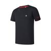 Fila Tennis Series Simple Nautical Casual Daily Versatile Comfortable Knit Short Sleeve T-Shirt Men Tops Navy-Blue A51M523101F-NV