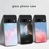 Темно-синяя морская вода Для Google Pixel 8 7 9 10 Pixel 10 Pro XL Pixel 9 Pro XL Pixel 8a 7a Pixel 7 Pro Черный Стеклянный Чехол для Телефона