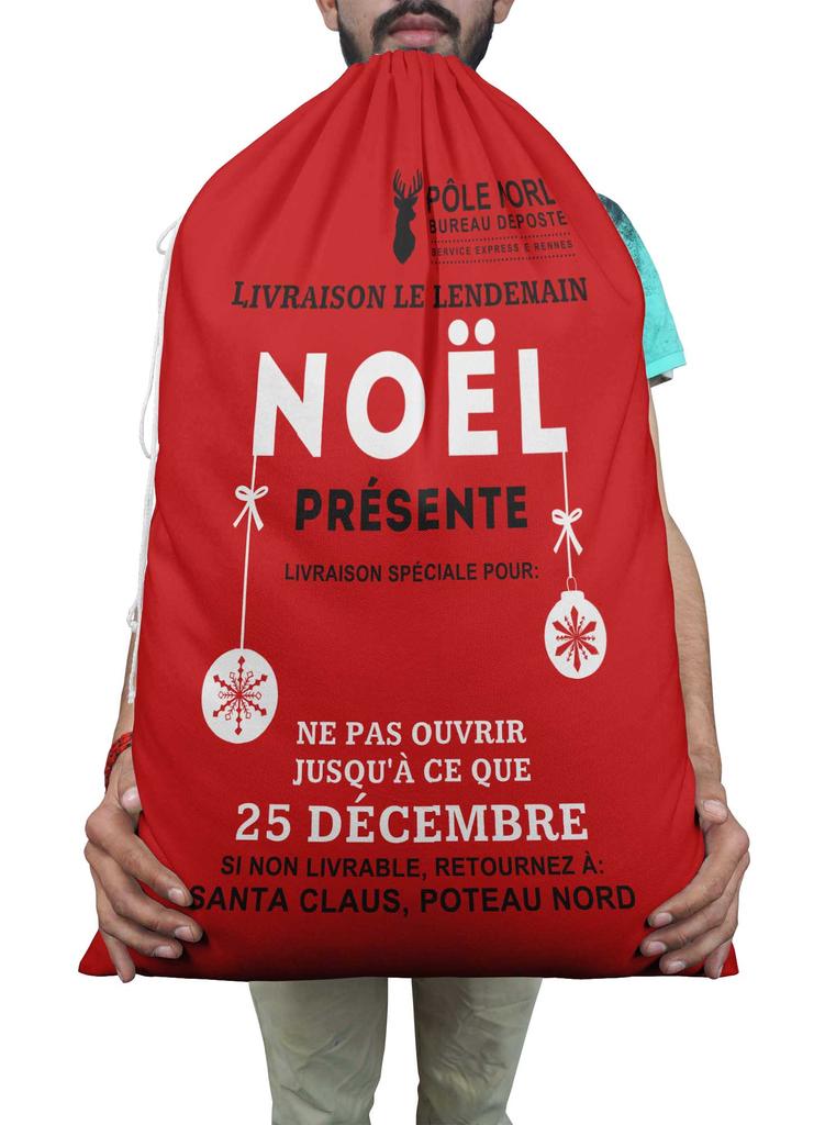 Printtoo 2 шт. Подарочный мешок Санты для детей, рождественские подарки, рождественский мешок, персонализированные сумки, большие 27x20 дюймов