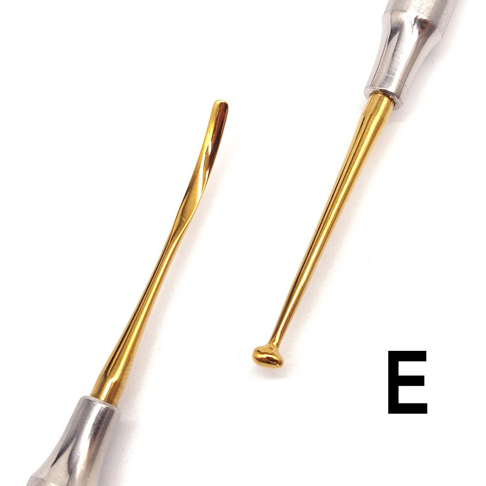 Dental Composite Resin Filling Spatula Titanium Plated Head Resin Filler Set Dental Teeth Whitening RestorationTool