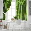 Bamboo And Frog Window Curtains Curtains for Living Room Decorative Items Living Room