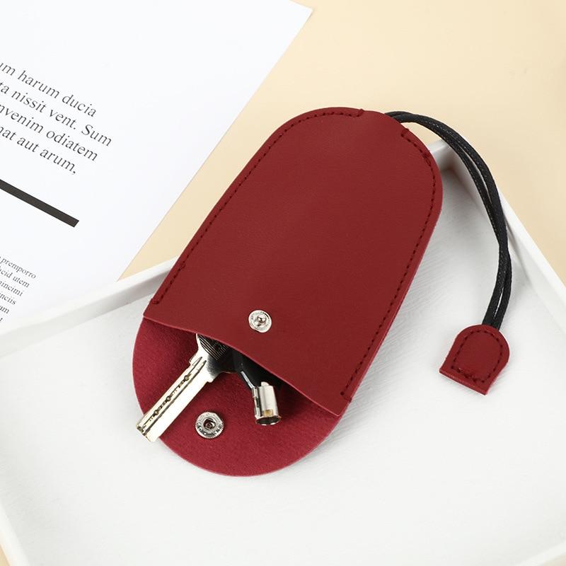 Сплошной цвет, чехол для ключей, органайзер для ключей, кошелек из искусственной кожи, сумка для ключей, защита для ключей, держатель для ключей от автомобиля, бытовой замок, универсальные сумки