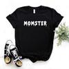Monster Boy Girl Mom Print Women Tshirts No Fade Premium T Shirt For Lady Girl Woman T-Shirts Graphic Top Tee Customize