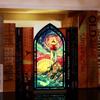 Multicolor Candle Holder Gothic Arch Design Light-transmitting Table Setting Book Nook  Living Room