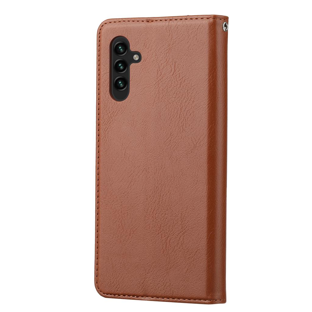 For Samsung Galaxy A14 5G/4G Outer Card Slot PU Leather Case Magnetic Auto-absorbed Wallet Stand Phone Cover