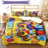 3pcs Doggyland Bedding Set Duvet Cover Closure Includes 1 Duvet Cover & 2 Pillowcases, Soft and Comfortable for All Seasons.