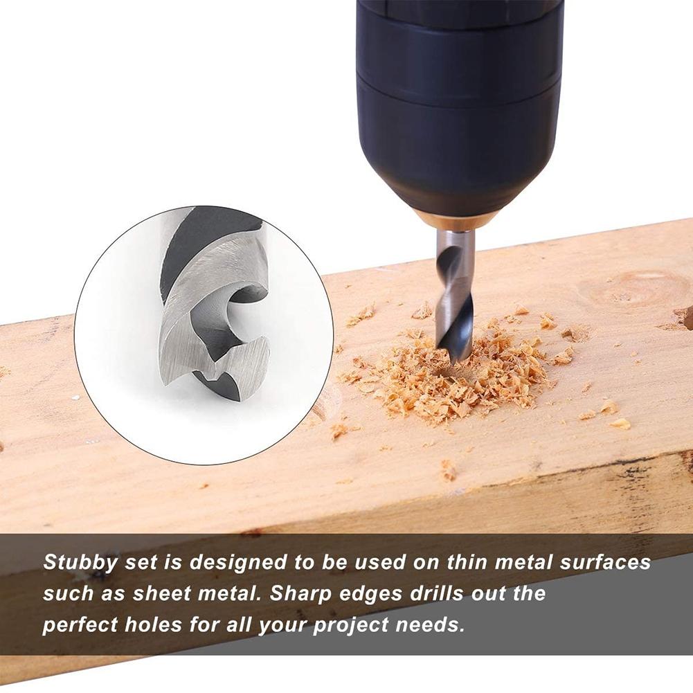 Битодержатель быстросменный серебристый 6,35 мм набор сверл