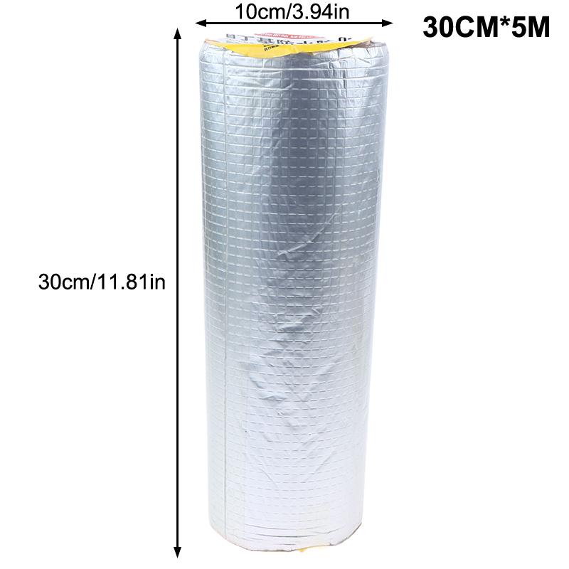 Кровельная герметичная водонепроницаемая лента из алюминиевой фольги и бутилкаучука, устойчивая к высоким температурам, для труб, стен, трещин на крыше, воздуховодов