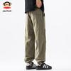 Paul Frank Men's Summer Thin Straight-Leg American Workwear Cargo Pants