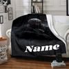 Custom Name "Night Ops: Shadow Warrior" blanket for Couch & Bed, Plush Cozy Fuzzy Blanket Super Soft & Warm Blankets for Fall and Winter. 0908201