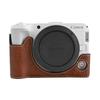 Получехол из ПУ кожи с текстурой личи для камеры Canon EOS R50 V R50V с отверстием для батареи, нижняя крышка