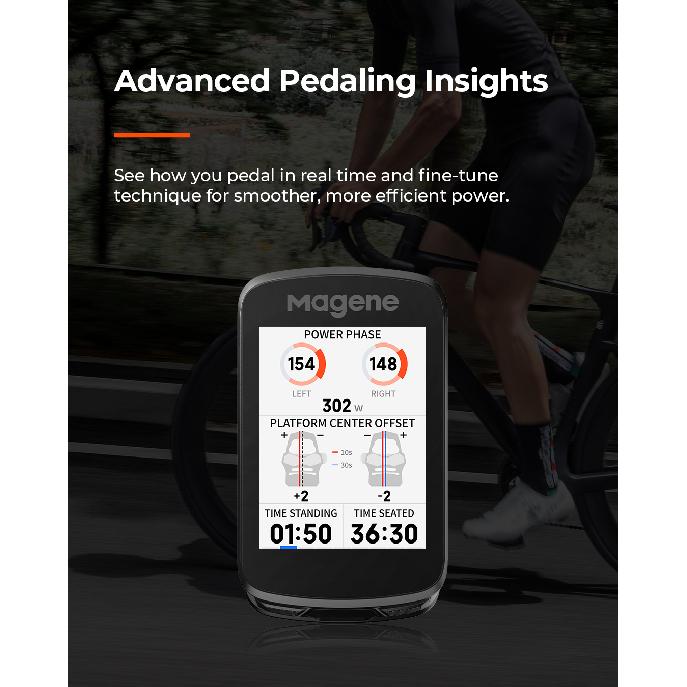 Magene C606V2 Touchscreen GPS Bike Computer 2.8inch Navigation Speedometer Cycling Digital Stopwatch Odometer2