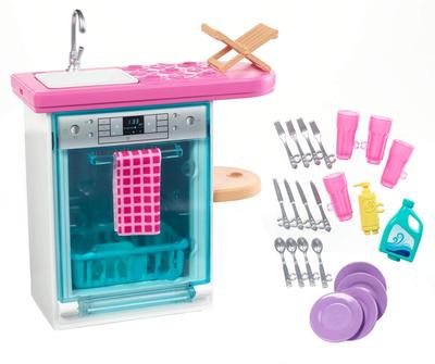 Mattel - Барби Мебель для дома Кухня Посудомоечная машина Игровой набор