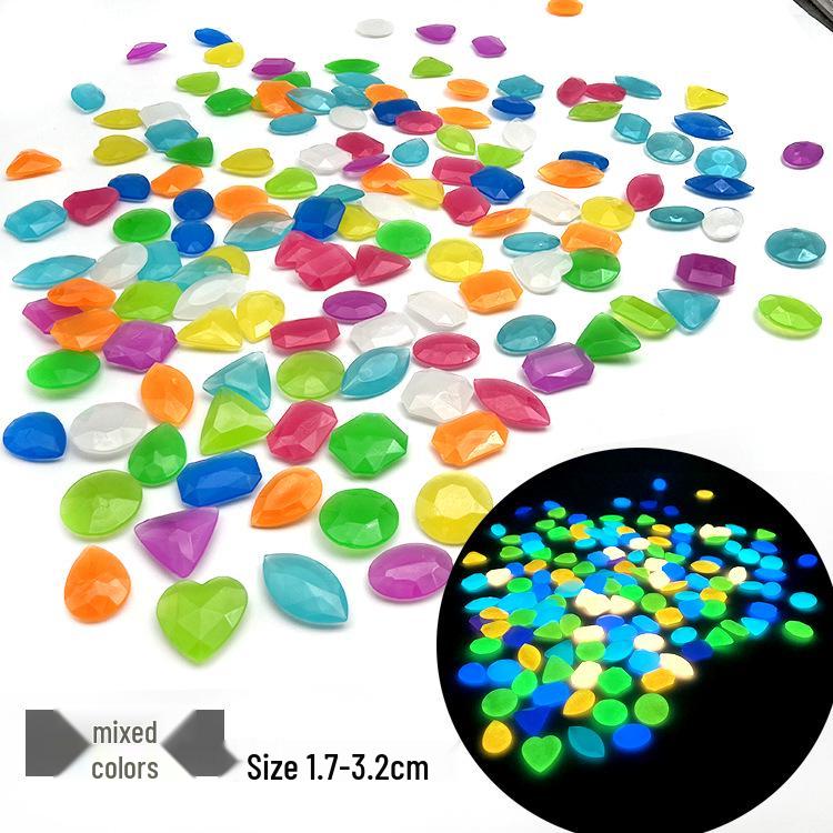 Glowing Marine Animal and Seashell Gemstone Toy for Aquariums by Luminous Stone
