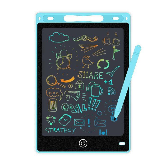 Tablette d'écriture électronique - 12 pouces - LCD effaçable - portable - Rouge