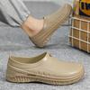 High Quality Oil-proof Chef Shoes Men's Anti-slip Casual Sandals Mens Slip-on EVA Waterproof Shoes for Men Outdoor Work Shoe