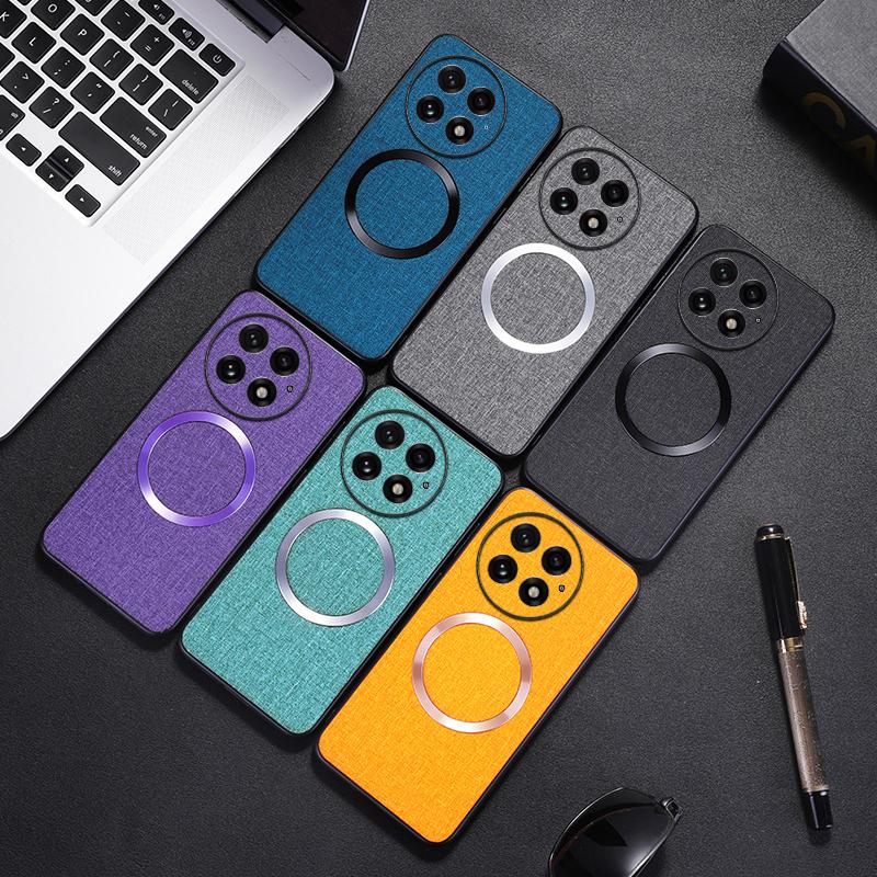 Для OnePlus 13 Чехол Противоударный ТПУ+Тканевая Задняя Крышка Телефона Совместим с MagSafe