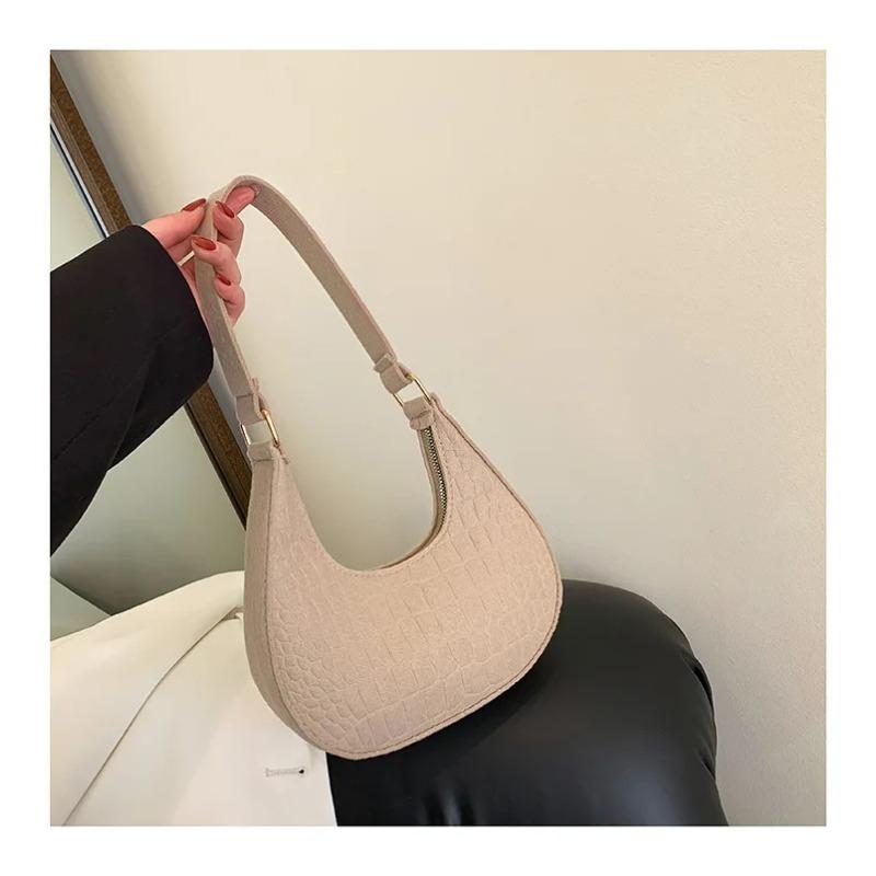 Retro Temperament Small Square Bag Fall Shoulder Bag for Women Handheld Bags Fashion Casual Underarm Bag Handbag Ladies