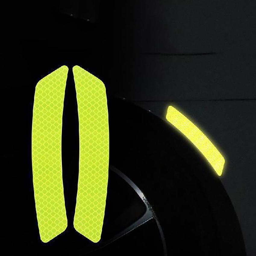 10 шт./компл. светоотражающая наклейка на автомобиль, предупреждающая лента, безопасность для Geely Atlas Pro 208 Gti Kia Stinger Jetta Volkswagen