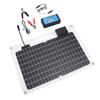 Solar Panel Battery Charger 100W Monocrystalline Silicon 12V 24V Dual USB 100A Controller with Power Level Display