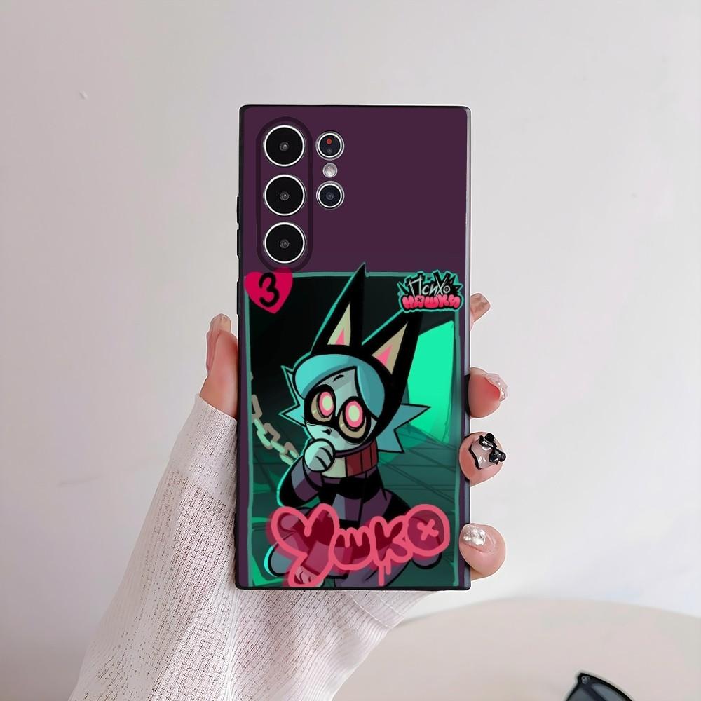 Anime P-Psychocuties Mimi Phone Case For Samsung Galaxy S25 S24 S22 S23 Ultra S21 S20 Plus rosted Non-Slip Full Cover Soft Case