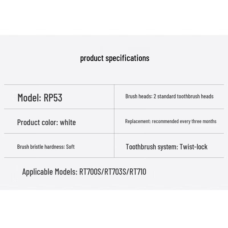 Сменные насадки для электрической зубной щетки SID, 4 шт.