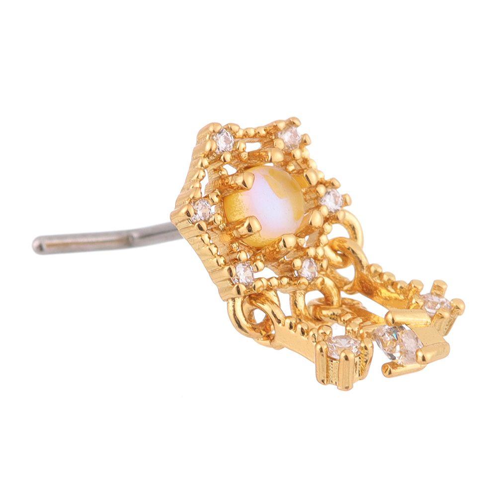 Мужчины Женщины Красочные Ювелирные Изделия L Висячие Носовые Пусеты Пирсинг Носовые Кольца Ногти