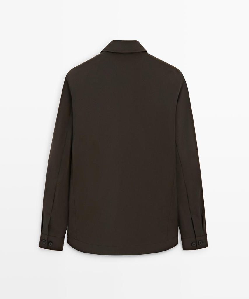 Укороченная куртка Massimo Dutti с карманами