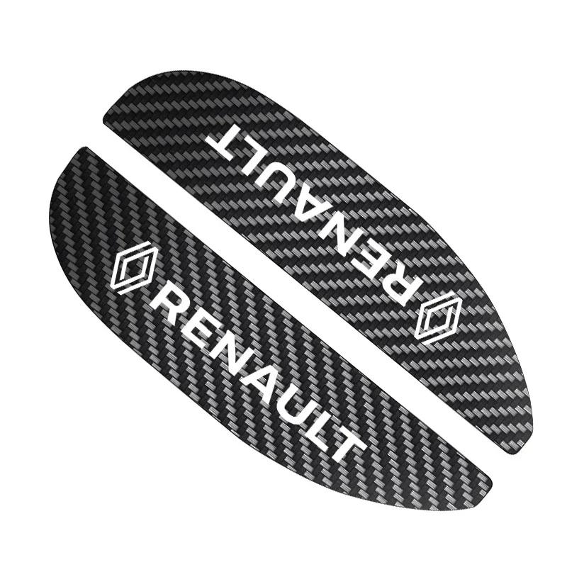 2Pcs Car Rear View Mirror Sun Visor Eyebrow Rainy Covers For Renault DACIA Scenic Loguna Twingo Symbol Fluence Espace Clio R333