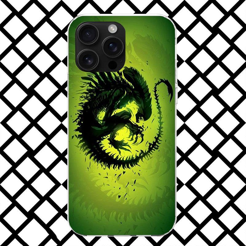 Крутой чехол для телефона A-Alien X-Xenomorph для iPhone 17 Air 16 16E 15 14 Plus 13 Mini 12 11 Pro Max 7 8 + SE 2020 Мягкий чехол Fundas 17