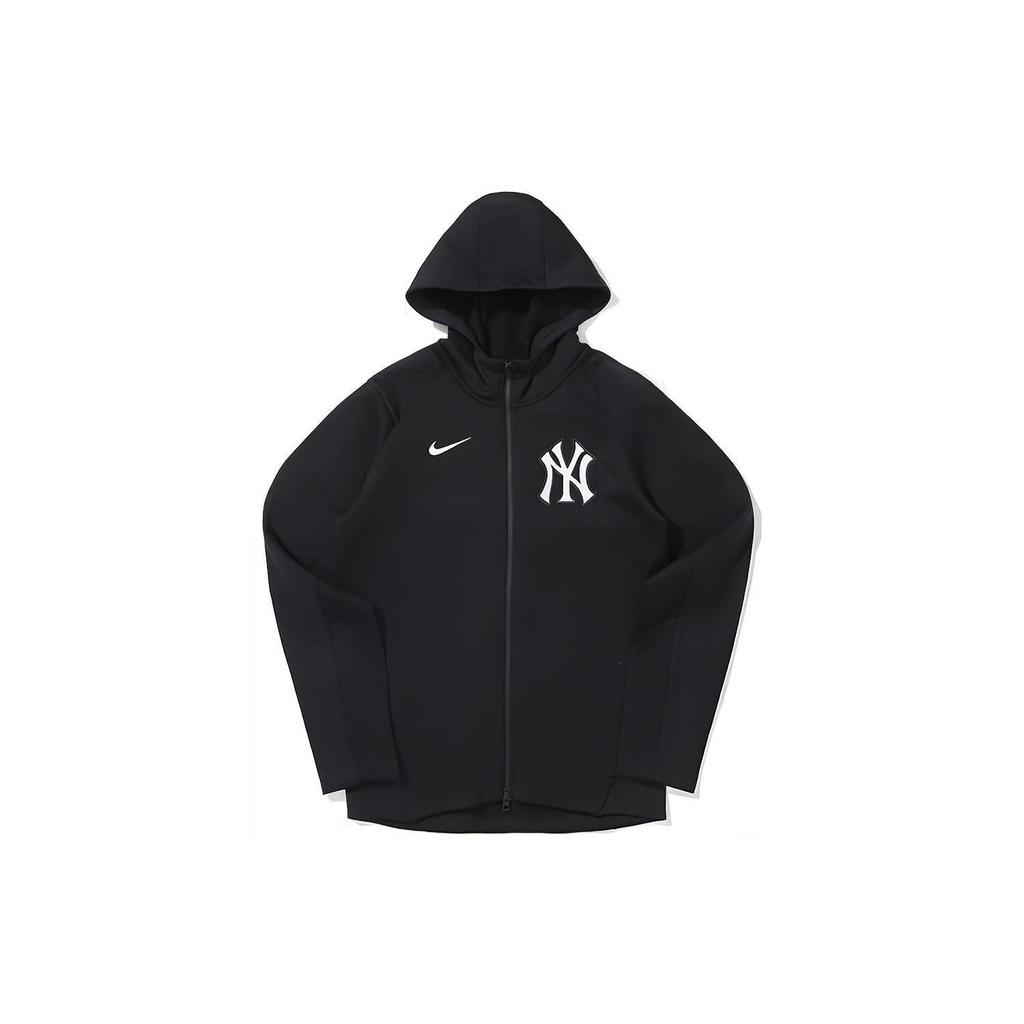 Nike Толстовка с капюшоном X MLB с принтом логотипа спереди, детские толстовки, цвет черный 3Z3B7SBGZ-NYY