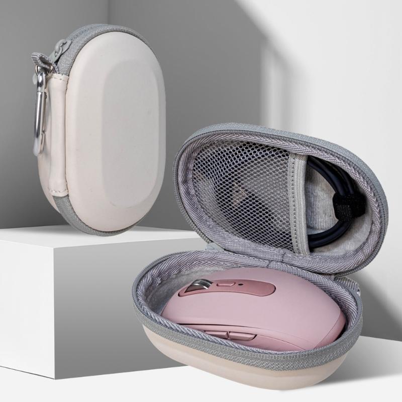 Прочный чехол для переноски для беспроводной мыши MX Anywhere3S, коробка-держатель с мягкой бархатной подкладкой и сетчатым карманом