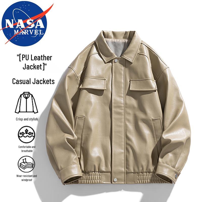 Мужская повседневная куртка с лацканами NASA MARVEL